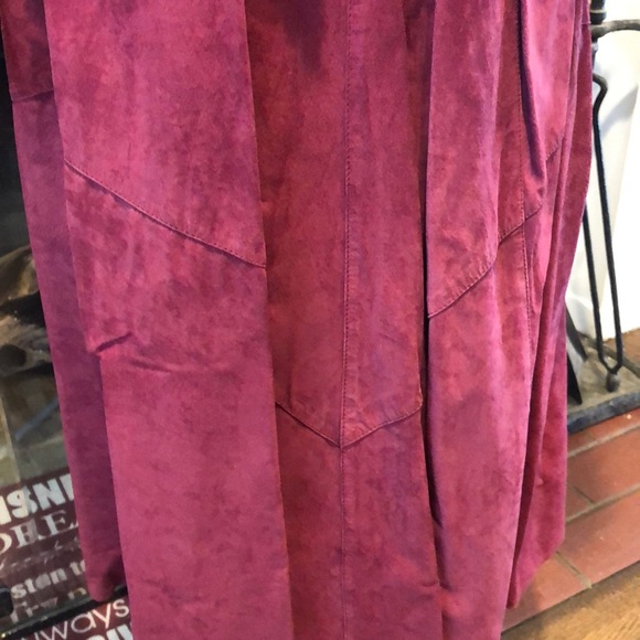 Wilson Vintage Suede flowing skirt and jacket - Picture 3 of 16